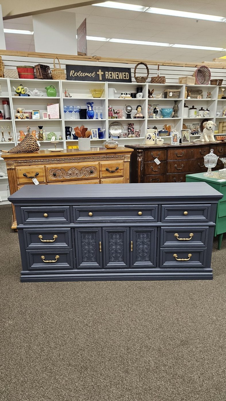 Burlington House Navy 9-Drawer Dresser — photo 1 of 8