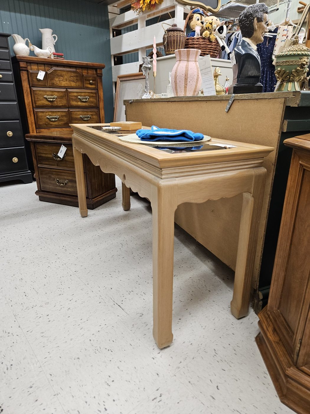 Beautiful Natural Wood Console / Sofa Table — photo 1 of 1